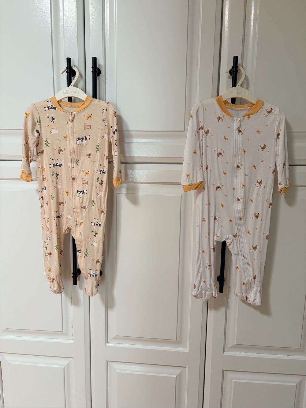 Milkberry baby romper sleepers